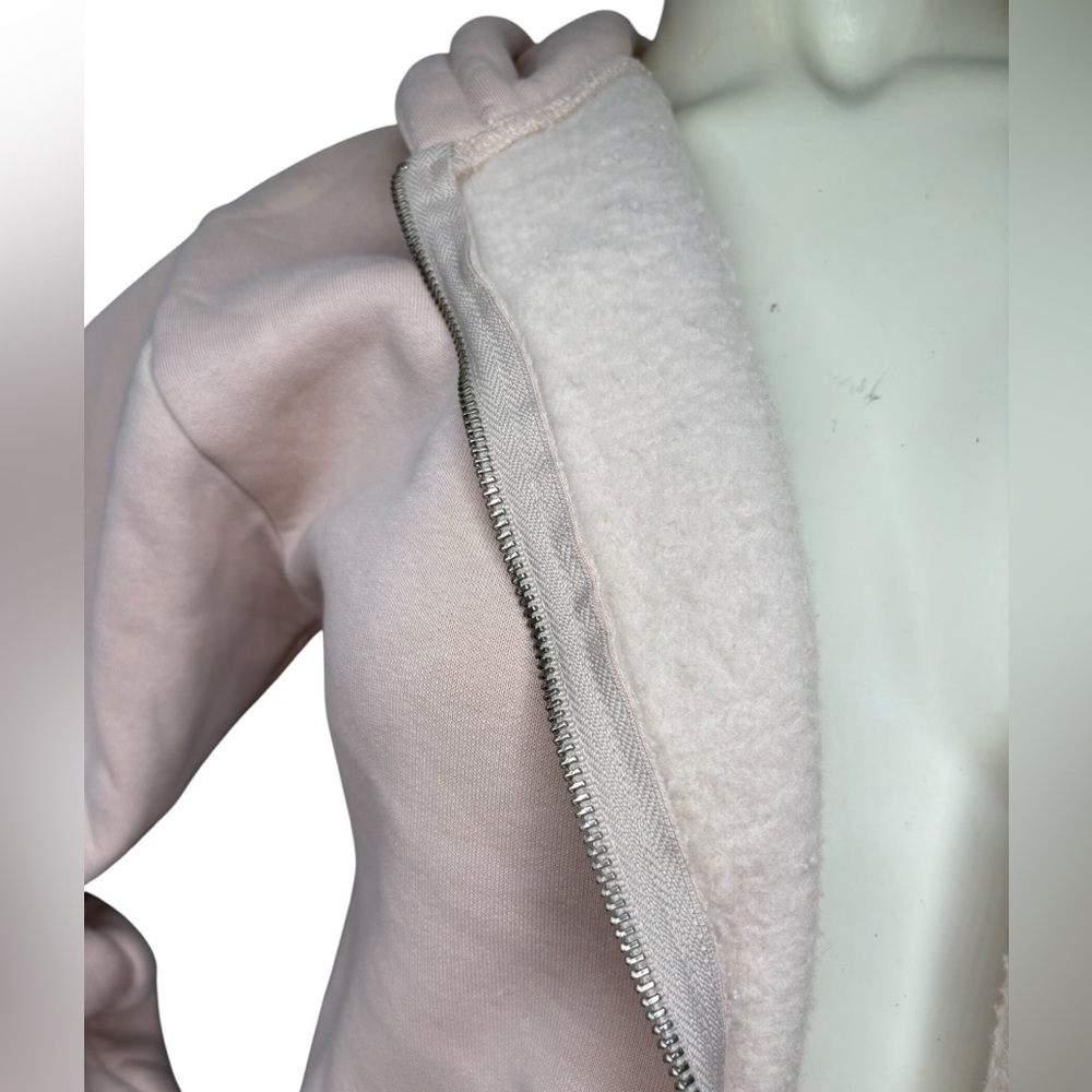Zara Blush Pink Hooded Jumpsuit - Picture 10 of 11